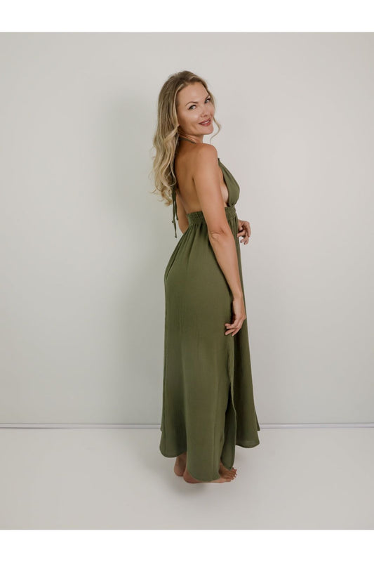 Goddess Dress - Olive