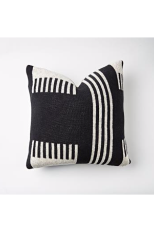 Cotton Knit Cushion - Lines
