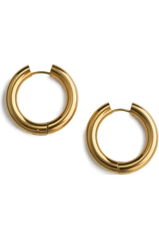 Waterproof - Round Midi Hoops